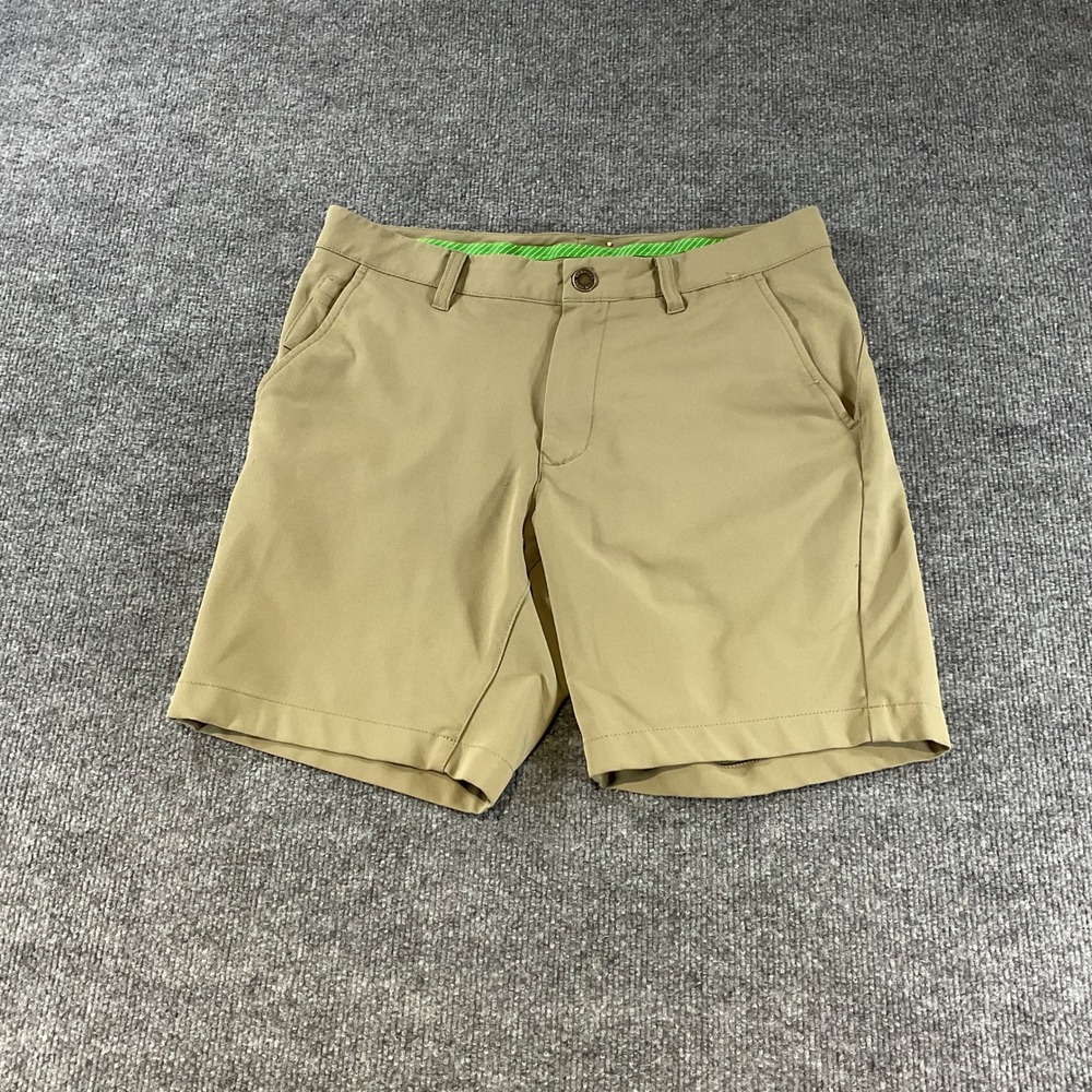 Bonobos Golf Shorts Mens 31 Tan Khaki 8 Inch Inseam Performance Stretch Pockets